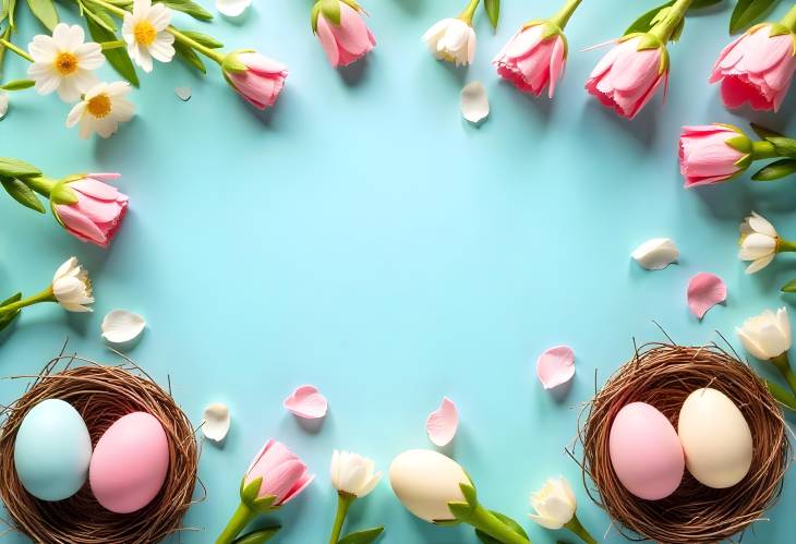 Joyful Easter Arrangements Nests, Eggs, and Flowers